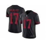 Youth Nike San Francisco 49ers #17 Jeremy Kerley Limited Black Rush NFL Jersey