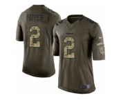 Youth Nike San Francisco 49ers #2 Brian Hoyer Limited Green Salute to Service NFL Jersey
