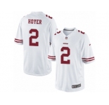 Youth Nike San Francisco 49ers #2 Brian Hoyer Limited White NFL Jersey