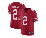 Youth Nike San Francisco 49ers #2 Brian Hoyer Vapor Untouchable Limited Red Team Color NFL Jersey