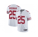 Youth Nike San Francisco 49ers #25 Richard Sherman White Stitched NFL Vapor Untouchable Limited Jersey