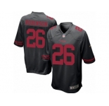 Youth Nike San Francisco 49ers #26 Rashard Robinson Game Black Alternate NFL Jersey