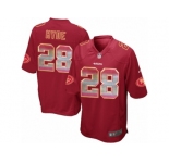 Youth Nike San Francisco 49ers #28 Carlos Hyde Limited Red Strobe NFL Jersey