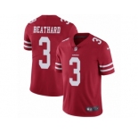 Youth Nike San Francisco 49ers #3 C. J. Beathard Vapor Untouchable Limited Red Team Color NFL Jersey