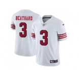 Youth Nike San Francisco 49ers #3 C.J. Beathard White Rush Stitched NFL Vapor Untouchable Limited Jersey
