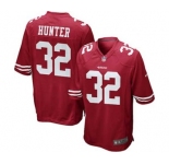 Youth Nike San Francisco 49ers #32 Kendall Hunter Red Team Color NFL Jersey