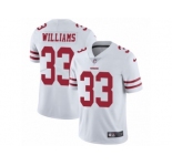 Youth Nike San Francisco 49ers #33 Joe Williams Vapor Untouchable Limited White NFL Jersey