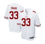 Youth Nike San Francisco 49ers #33 Roger Craig White NFL Jersey