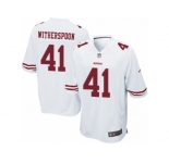 Youth Nike San Francisco 49ers #41 Ahkello Witherspoon Game White NFL Jersey