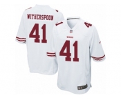 Youth Nike San Francisco 49ers #41 Ahkello Witherspoon Game White NFL Jersey