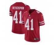 Youth Nike San Francisco 49ers #41 Ahkello Witherspoon Vapor Untouchable Limited Red Team Color NFL Jersey