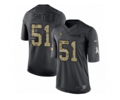 Youth Nike San Francisco 49ers #51 Malcolm Smith Limited Black 2016 Salute to Service NFL Jersey
