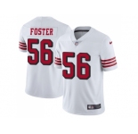 Youth Nike San Francisco 49ers #56 Reuben Foster White Rush Stitched NFL Vapor Untouchable Limited Jersey