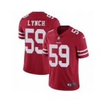 Youth Nike San Francisco 49ers #59 Aaron Lynch Vapor Untouchable Limited Red Team Color NFL Jersey