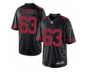 Youth Nike San Francisco 49ers #63 Brandon Fusco Limited Black NFL Jersey