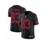 Youth Nike San Francisco 49ers #63 Brandon Fusco Vapor Untouchable Limited Black NFL Jersey