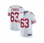 Youth Nike San Francisco 49ers #63 Brandon Fusco Vapor Untouchable Limited White NFL Jersey