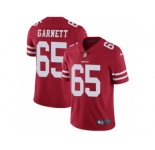 Youth Nike San Francisco 49ers #65 Joshua Garnett Vapor Untouchable Limited Red Team Color NFL Jersey