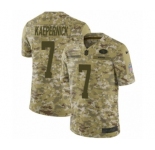 Youth Nike San Francisco 49ers #7 Colin Kaepernick Limited Camo 2018 Salute to Service NFL Jersey