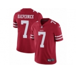 Youth Nike San Francisco 49ers #7 Colin Kaepernick Vapor Untouchable Limited Red Team Color NFL Jersey