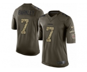Youth Nike San Francisco 49ers #7 Matt Barkley Limited Green Salute to Service NFL Jersey