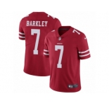 Youth Nike San Francisco 49ers #7 Matt Barkley Vapor Untouchable Limited Red Team Color NFL Jersey
