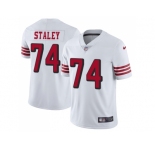 Youth Nike San Francisco 49ers #74 Joe Staley White Rush Stitched NFL Vapor Untouchable Limited Jersey