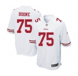 Youth Nike San Francisco 49ers #75 Alex Boone White NFL Jersey