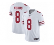 Youth Nike San Francisco 49ers #8 Steve Young Vapor Untouchable Limited White NFL Jersey