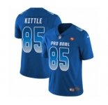 Youth Nike San Francisco 49ers #85 George Kittle Limited Royal Blue NFC 2019 Pro Bowl NFL Jersey