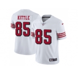 Youth Nike San Francisco 49ers #85 George Kittle White Rush Stitched NFL Vapor Untouchable Limited Jersey