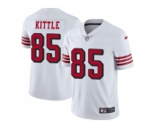 Youth Nike San Francisco 49ers #85 George Kittle White Rush Stitched NFL Vapor Untouchable Limited Jersey