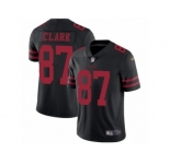 Youth Nike San Francisco 49ers #87 Dwight Clark Vapor Untouchable Limited Black NFL Jersey