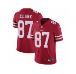 Youth Nike San Francisco 49ers #87 Dwight Clark Vapor Untouchable Limited Red Team Color NFL Jersey
