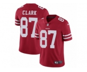 Youth Nike San Francisco 49ers #87 Dwight Clark Vapor Untouchable Limited Red Team Color NFL Jersey