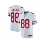 Youth Nike San Francisco 49ers #88 Garrett Celek Vapor Untouchable Limited White NFL Jersey