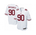 Youth Nike San Francisco 49ers #90 Earl Mitchell Game White NFL Jersey