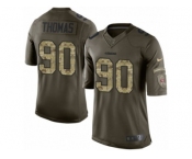 Youth Nike San Francisco 49ers #90 Solomon Thomas Limited Green Salute to Service NFL Jersey