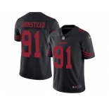 Youth Nike San Francisco 49ers #91 Arik Armstead Black Stitched NFL Limited Rush Jersey