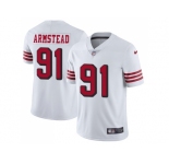 Youth Nike San Francisco 49ers #91 Arik Armstead White Rush Stitched NFL Vapor Untouchable Limited Jersey