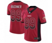 Youth Nike San Francisco 49ers #99 DeForest Buckner Limited Red Rush Drift Fashion NFL Jersey