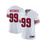 Youth Nike San Francisco 49ers #99 DeForest Buckner White Rush Stitched NFL Vapor Untouchable Limited Jersey