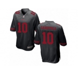Youth San Francisco 49ers #10 Jimmy Garoppolo Nike Black Game Jersey