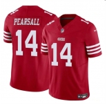 Youth San Francisco 49ers #14 Ricky Pearsall Red 2024 Draft F.U.S.E. Vapor Untouchable Limited Football Stitched Jersey