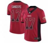 Youth San Francisco 49ers #17 Emmanuel Sanders Limited Red Rush Drift Fashion Football Jersey