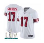 Youth San Francisco 49ers #17 Emmanuel Sanders Limited White Rush Vapor Untouchable Super Bowl LIV Bound Football Jersey