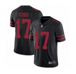 Youth San Francisco 49ers #17 Jalen Hurd Black Vapor Untouchable Limited Player Football Jersey