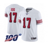 Youth San Francisco 49ers #17 Jalen Hurd Limited White Rush Vapor Untouchable 100th Season Football Jersey