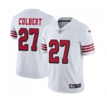 Youth San Francisco 49ers #27 Adrian Colbert Limited White Rush Vapor Untouchable Football Jersey