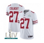 Youth San Francisco 49ers #27 Adrian Colbert White Vapor Untouchable Limited Player Super Bowl LIV Bound Football Jersey